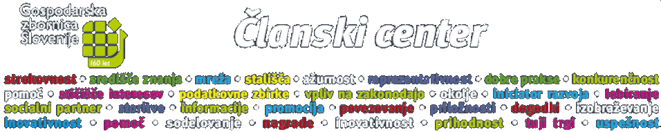 Članski center GZS