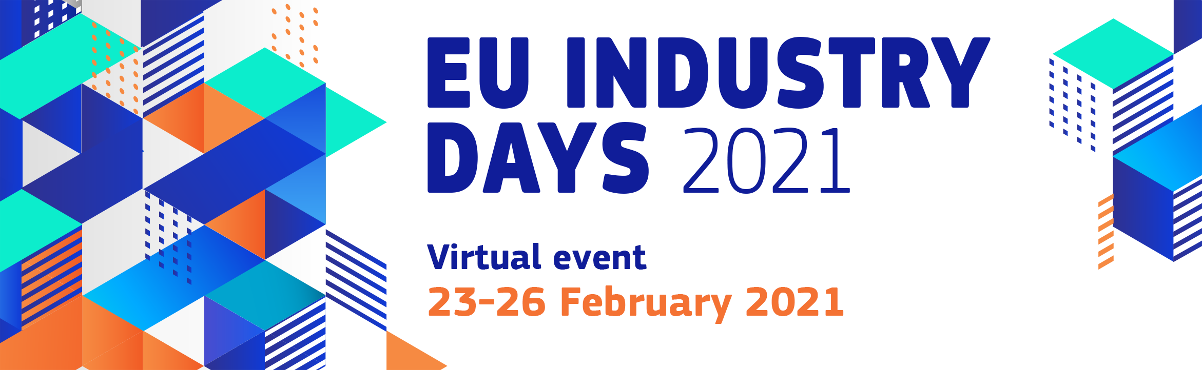 Arhiv: #vabilo: Vurtualni dogodek EU Industry Days, 23.  - 26. 2. 2021
