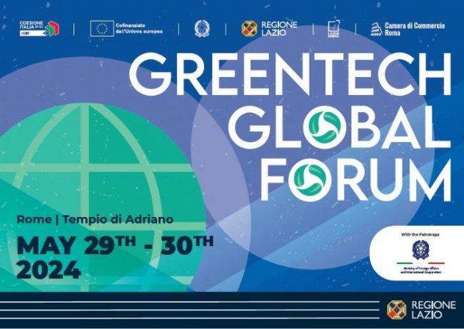 Greentech Global Forum, od 29. do 30. maja 2024 v Rimu