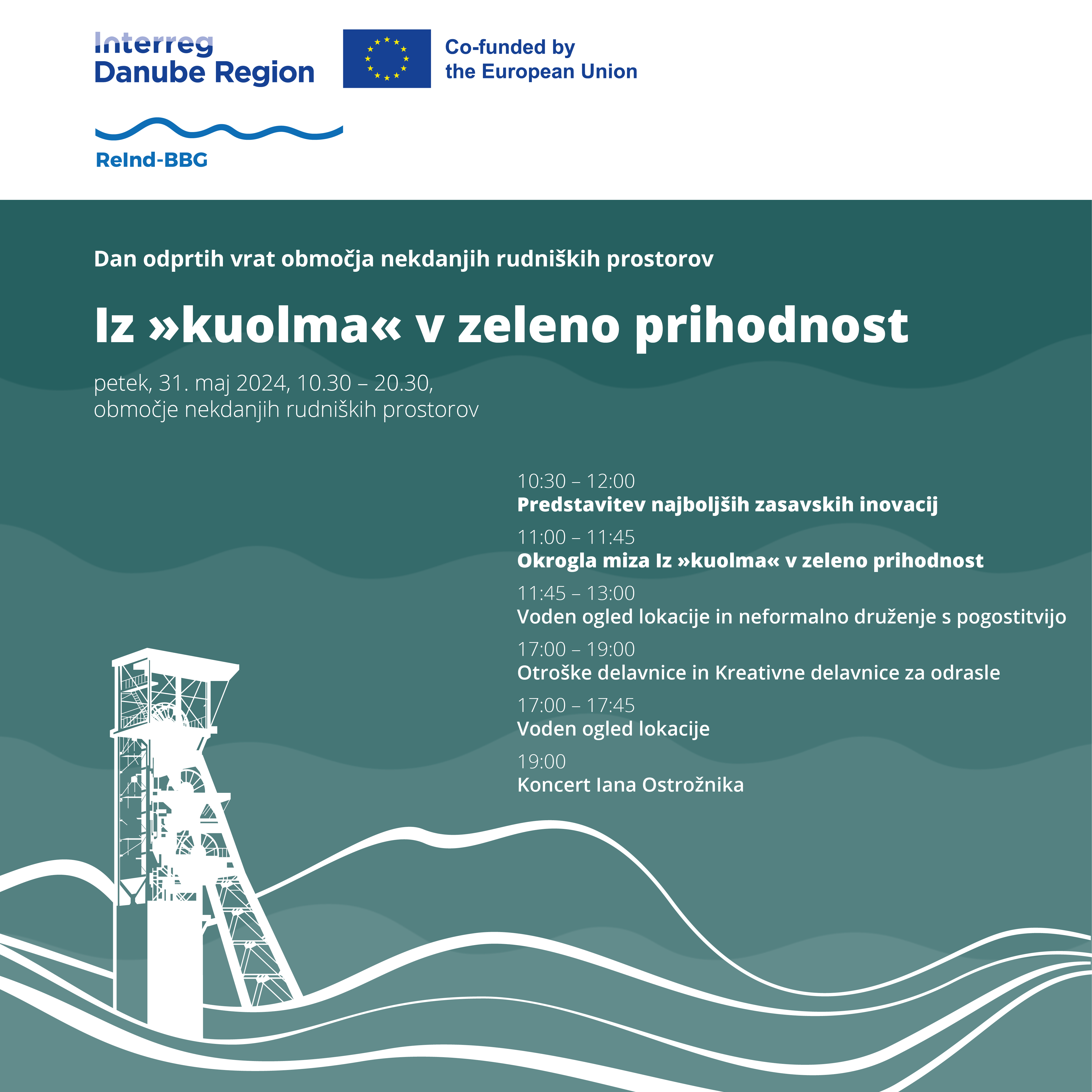 Dan odprtih vrat območja nekdanjih rudniških prostorov - Hrastnik, 31. 5. 2024