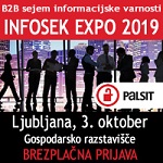 Arhiv: Sejem informacijske varnosti INFOSEK EXPO 2019 