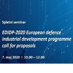 Arhiv: Vabilo na predstavitev razpisa Evropskega programa za razvoj obrambne industrije 