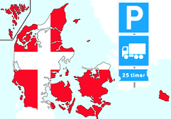 DANSKA - časovna omejitev parkiranja tovornih vozil na počivališčih AC s 1.julijem 2018
