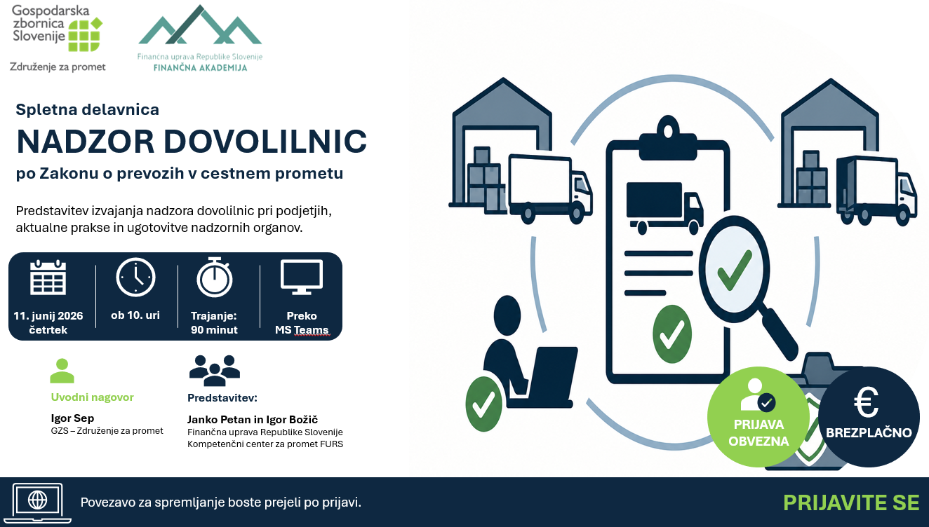 Spletna delavnica – Nadzor dovolilnic
