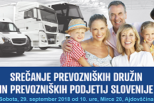 Arhiv: Srečanje prevozniških družin in prevozniških podjetij Slovenije 2018
