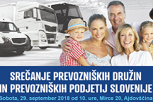 Srečanje prevozniških družin in prevozniških podjetij Slovenije 2018