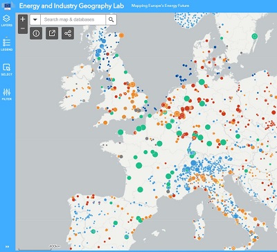 Arhiv: Geografski laboratorij za energijo in industrijo