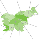 Dobra letina v regijah. Najboljše so izvozne regije.