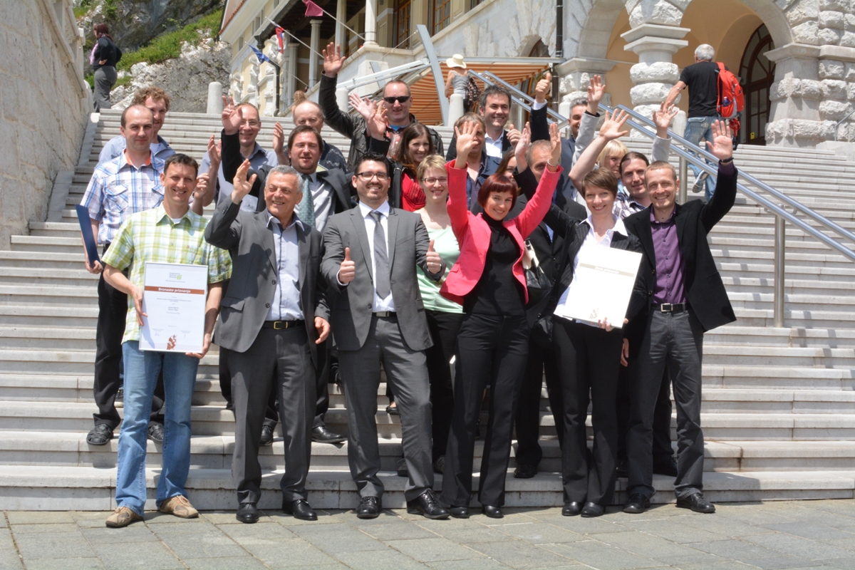 Prejemniki priznanj za najboljše inovacije v Notranjsko-kraški regiji za leto 2013